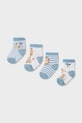 Mayoral Newborn skarpetki dziecięce 4-pack niebieski 9049.1E.Newborn.PPY2