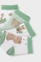 Mayoral Newborn skarpetki dziecięce 4-pack 9049.1E.Newborn.PPY2 zielony SS26
