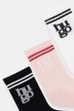 HUGO skarpetki 3P QS SPORTYLOG CC W 3-pack 50553449 czarny SS26