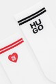 Odzież HUGO skarpetki 3P QS LOVE YOU CC W 3-pack 50553452 biały