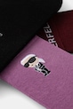 Karl Lagerfeld skarpetki K/IKON 3-pack A4W47037 czarny SS26