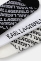 Κάλτσες Karl Lagerfeld K/MONOGRAM 3-pack A4W47033 λευκό SS26