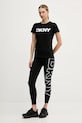 Dkny legginsy DP4P3453 czarny SS26