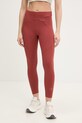 adidas by Stella McCartney legginsy treningowe z elastanem brązowy JY8150