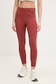 adidas by Stella McCartney legginsy treningowe z elastanem brązowy JY8150