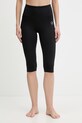 adidas by Stella McCartney legginsy do jogi Yoga Capri nadruk czarny JY8180
