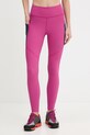 Dynafit legginsy treningowe ULTRA z elastanem różowy 08.0000071905