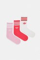 adidas Originals skarpetki 3-pack skarpetki długie różowy KT1693