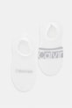 Calvin Klein skarpety stopki damskie 2-pack biały 701238130