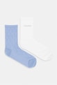 Calvin Klein skarpety damskie 2-pack niebieski 701237676