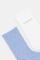 Calvin Klein skarpety damskie 2-pack 701237676 niebieski SS26