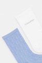 Calvin Klein skarpety damskie 2-pack 701237676 niebieski SS26