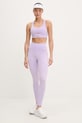 adidas by Stella McCartney legginsy damskie JY8177 fioletowy SS26