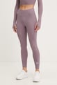 adidas by Stella McCartney legginsy damskie fioletowy KC1823