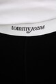 Tommy Jeans legginsy damskie z wiskozy czarny DW0DW22768