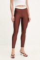 Just Cavalli legginsy damskie brązowy 80PAC100.J0108