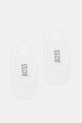 BOSS șosete scurte pentru femei 2P IN Piquet pachet de 2 alb 50561170