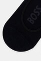 BOSS skarpety stopki damskie 2P IN Piquet 2-pack 50561170 czarny SS26