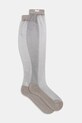 MM6 Maison Margiela skarpety damskie szary S62TL0048.M13272