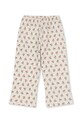 Detské bavlnené nohavice Konges Sløjd DREY PANTS GOTS bavlna béžová KS104291.PreSpring