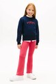 Dziewczynka Tommy Hilfiger spodnie dresowe dziecięce KG0KG08980.116.122.PPY2 różowy