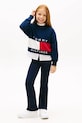 Dziewczynka Tommy Hilfiger spodnie dresowe dziecięce KG0KG08980.116.122.PPY2 granatowy