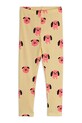Mini Rodini legginsy dziecięce Doggies wzorzyste żółty 26130117