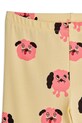 Dziewczynka Mini Rodini legginsy dziecięce Doggies 26130117 żółty