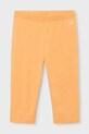 Mayoral legginsy dziecięce z elastanem pomarańczowy 723.6J.Mini.PPY2