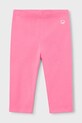 Mayoral legginsy dziecięce z elastanem różowy 723.6J.Mini.PPY2