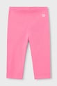 Mayoral legginsy dziecięce z elastanem różowy 723.6J.Mini.PPY2