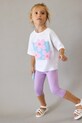 Mayoral legginsy dziecięce z elastanem fioletowy 723.6J.Mini.PPY2