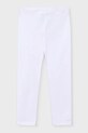 Mayoral legginsy dziecięce 748.6H.Mini.PPY2 biały SS26