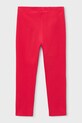 Mayoral legginsy dziecięce 748.6H.Mini.PPY2 czerwony SS26