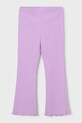 Mayoral spodnie dziecięce z elastanem fioletowy 3720.6G.Mini.PPY2