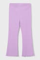 Mayoral spodnie dziecięce z elastanem fioletowy 3720.6G.Mini.PPY2