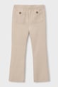 Mayoral spodnie dziecięce z elastanem beżowy 3721.6J.Mini.PPY2