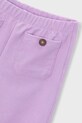 Dziewczynka Mayoral spodnie dziecięce 3721.6J.Mini.PPY2 fioletowy