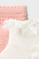 Mayoral skarpetki dziecięce 2-pack 10140.4D.Baby.PPY2 różowy SS26