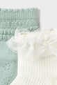 Mayoral skarpetki dziecięce 2-pack 10140.4D.Baby.PPY2 zielony SS26