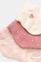 Mayoral skarpetki dziecięce 3-pack 10141.4F.Baby.PPY2 różowy SS26