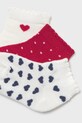 Παιδικές κάλτσες Mayoral 3-pack 10141.4F.Baby.PPY2 κόκκινο SS26