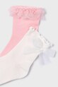 Dječje čarape Mayoral 2-pack 10184.6A.Mini.PPY2 roza SS26