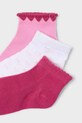 Otroške nogavice Mayoral 3-pack 10187.6H.Mini.PPY2 roza SS26