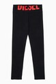 Diesel legginsy dziecięce PCEFY TROUSERS nadruk czarny J02660.KYA0L
