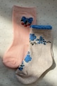 Κοριτσίστικα Παιδικές κάλτσες Konges Sløjd 2 PACK FLOWER AND CHERRY JACQUARD SOCKS 2-pack KS104584.PPY2 πολύχρωμο