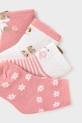Κάλτσες μωρού Mayoral Newborn 4-pack 9054.2D.Newborn.PPY2 ροζ SS26