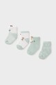 Mayoral Newborn skarpetki niemowlęce 4-pack turkusowy 9054.2D.Newborn.PPY2