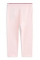 Tommy Hilfiger legginsy niemowlęce z bawełną KN0KN02392.G.PPY2 różowy SS26