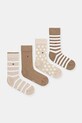 Tommy Hilfiger skarpetki 4-pack beżowy 701241405.G.PPY2